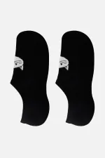 Aytuğ Women's Cotton Single No Show Socks Black