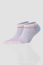 Aytuğ Women's Cotton 8 Pairs Special Boxed Ankle Socks Multicolored