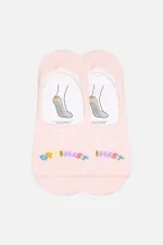 Aytuğ Women's Cotton Pair Special Boxed Ballet Socks Pink