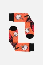 Aytuğ Unisex Cotton Bull Pattern Fun Ankle Socks