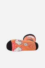 Aytuğ Unisex Cotton Bull Pattern Fun Ankle Socks