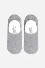 Aytuğ Men's Cotton Single Ballet Socks Grey
