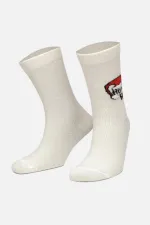 Aytuğ Women's Plush Thermal Single Hat Patterned Christmas Themed Sock Hat Patterned