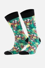 Aytuğ Unisex Cotton Panda Pattern Fun Ankle Socks Panda Design
