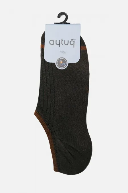 Aytuğ Men's Modal Single No Show Socks Khaki