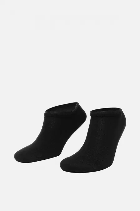 Aytuğ Women's Modal Single No Show Socks Black