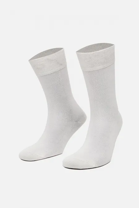 Chaussettes Aytuğ pour homme, en coton, coloris pierre. Chaussettes Aytuğ pour homme, en coton, coloris pierre.