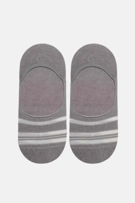Aytuğ Women's Modal Single Ballet Socks Grey