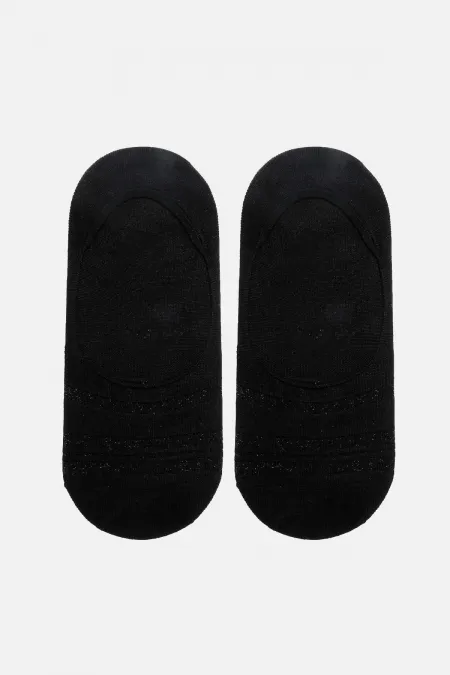 Aytuğ Women's Modal Single Ballet Socks Black