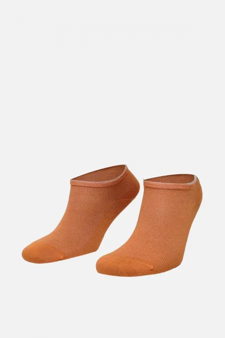 Aytuğ Women's Modal Single No Show Socks Salmon