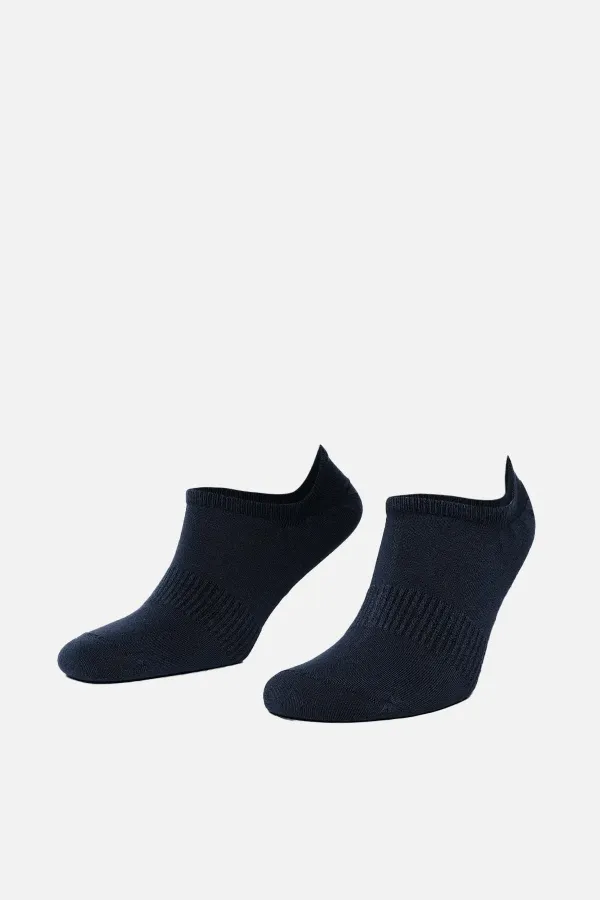Aytuğ Men's Modal Single No Show Socks Navy Blue