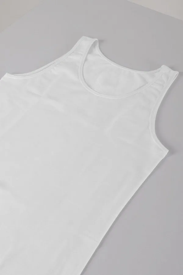 Aytuğ Women's MODAL REGULAR FIT Sleeveless Tank Top White