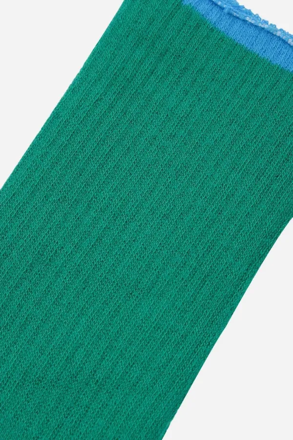 Aytuğ Women's Cotton Single Terry Socks Green
