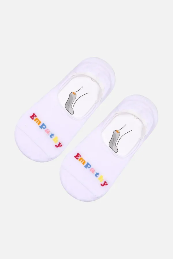 Aytuğ Women's Cotton Pair Special Boxed Ballet Socks Multicolored