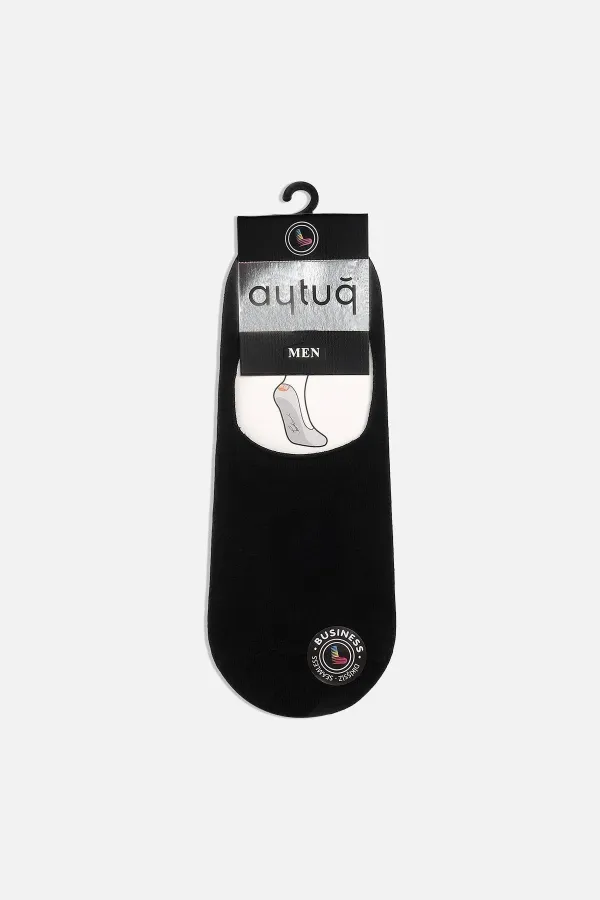 Aytuğ Men's Cotton Single Ballet Socks Black