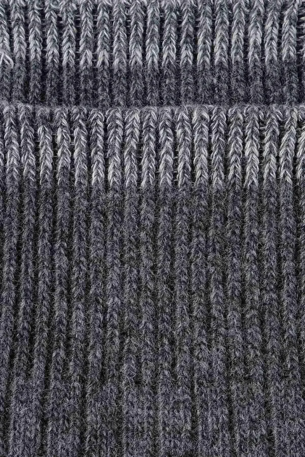 Aytuğ Men's Lambswool Single Socket Socks Smoke Grey