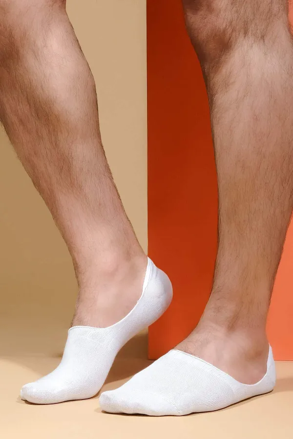 Aytuğ Men's Cotton Single Ballet Socks White