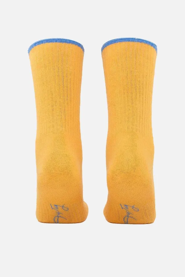 Aytuğ Women's Cotton Single Terry Sock Orange