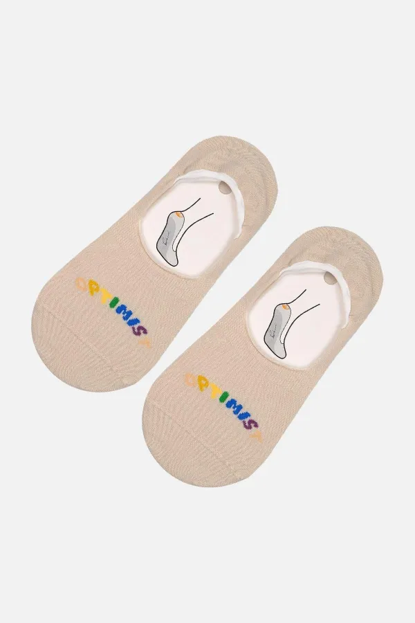 Aytuğ Women's Cotton Pair Special Boxed Ballet Socks Multicolored