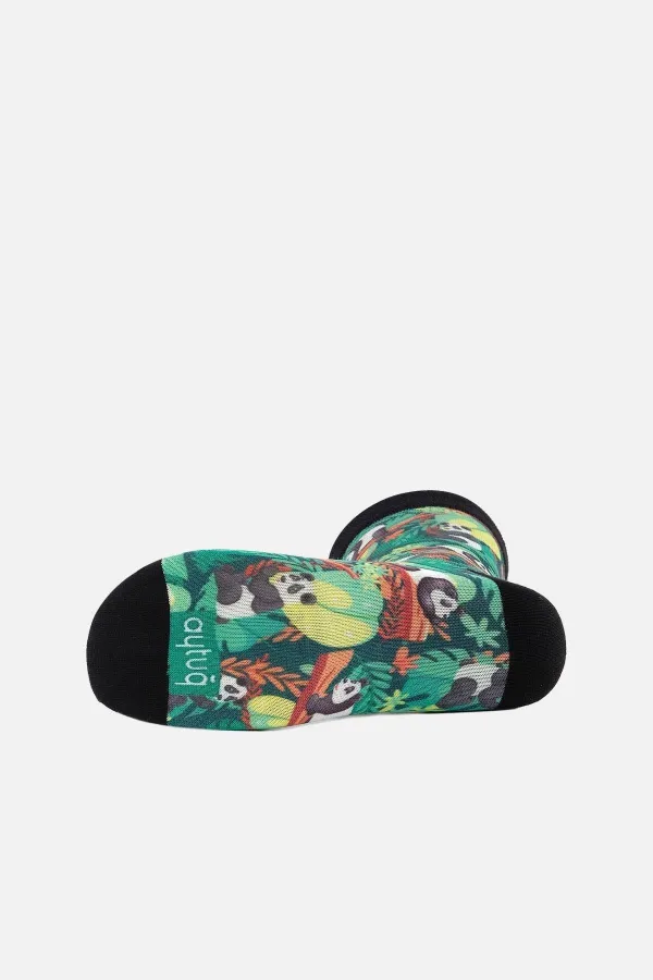 Aytuğ Unisex Cotton Panda Pattern Fun Ankle Socks Panda Design
