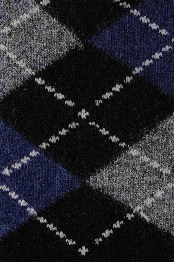 Aytuğ Men's Lambswool Single Socket Socks Black