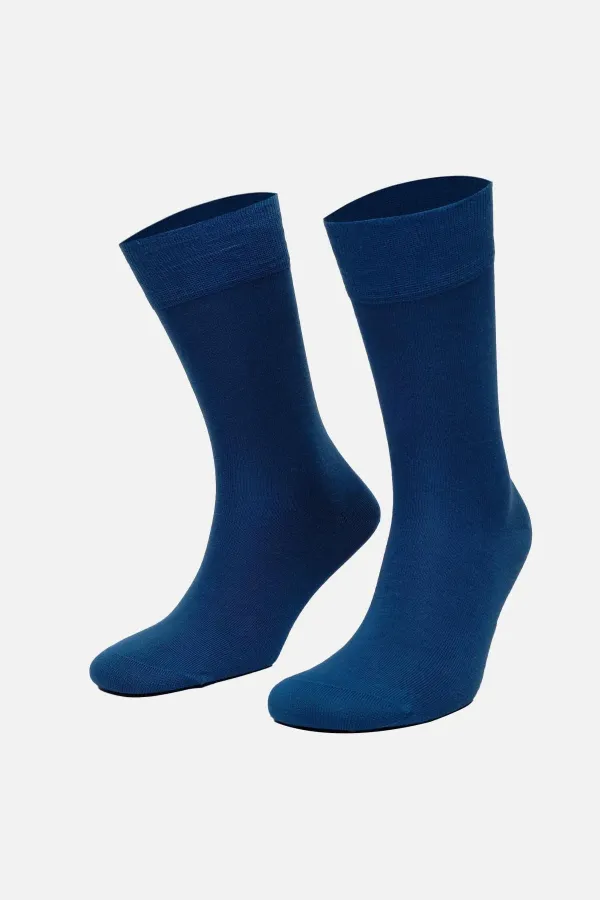 Aytuğ Chaussettes à douille unique en coton pour hommes (Saks) Aytuğ Chaussettes à douille unique en coton pour hommes (Saks)