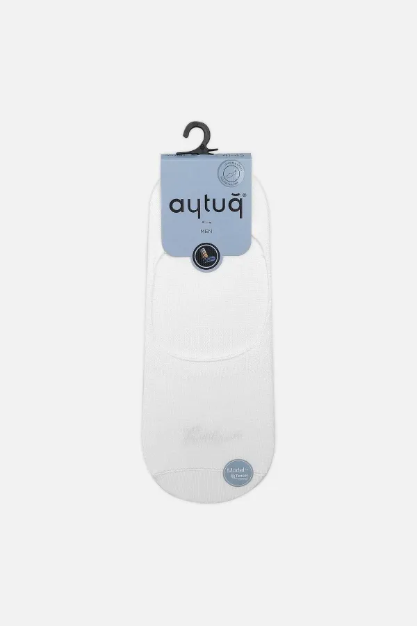 Aytuğ Men's Modal Single Ballet Socks White