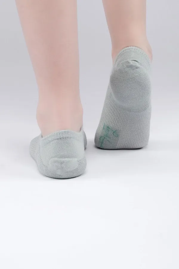 Aytuğ Women's Cotton Single No Show Socks Aqua