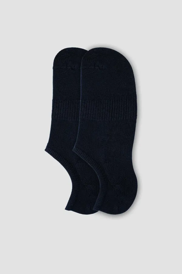 Aytuğ Men's Modal Single No Show Socks Navy Blue