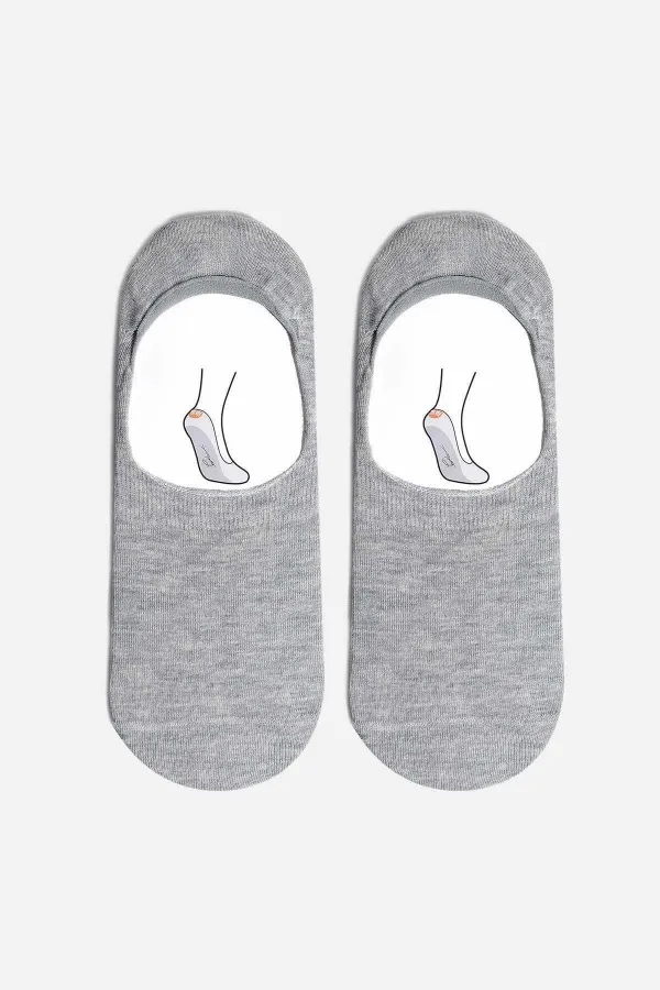 Aytuğ Erkek Modal Tekli Babet Çorap Gri