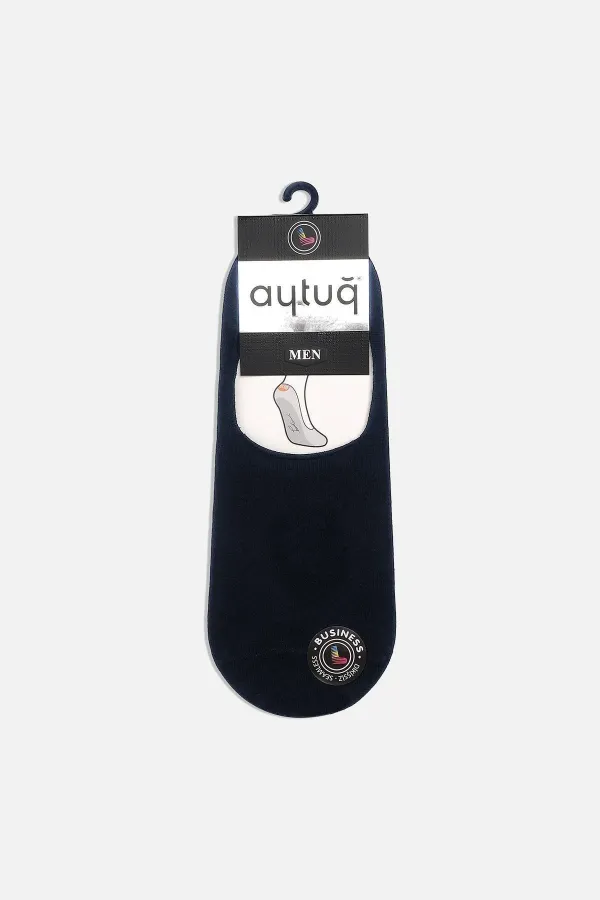 Aytuğ Men's Cotton Single Ballet Socks Navy Blue