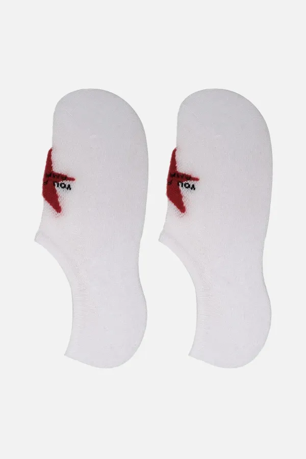 Chaussettes invisibles en bambou blanc Aytuğ pour femmes