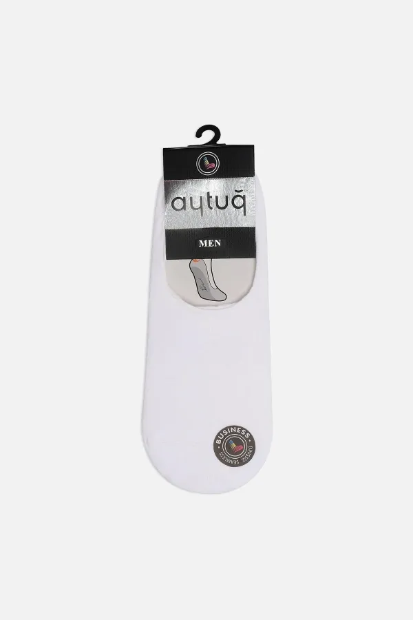 Aytuğ Men's Cotton Single Ballet Socks White