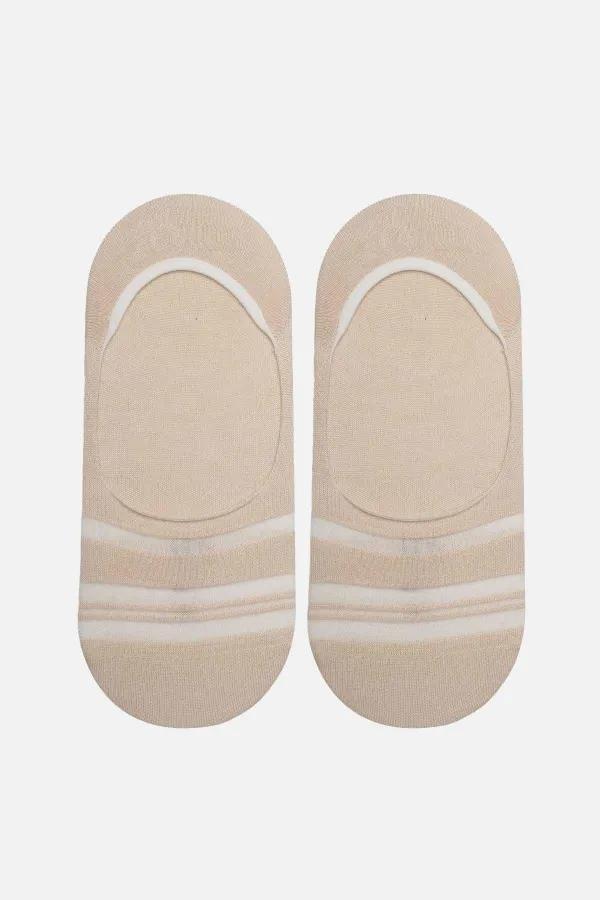 Aytuğ Women's Modal Single Ballet Socks Beige