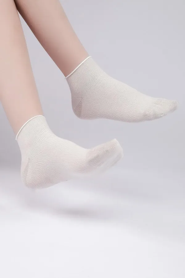 Aytuğ Women's Modal Single Sneaker Socks Grey