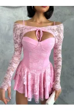 BOLERO WITH SHORTS INNER DETAIL