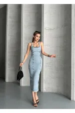 denim dress