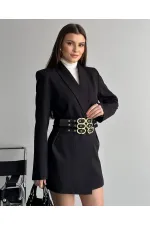 3 KEMERLİ TASARIM CEKET