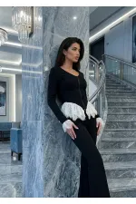 DANTEL DETAYLI İKİLİ TAKIM