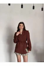 OMUZ KUŞAK SARKIK CEKET