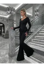 DANTEL DETAYLI İKİLİ TAKIM