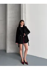 BEL AYARLI KEMERLİ CEKET