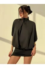 SIRT DEKOLİTE YARASA KOL ETEKLİ