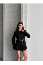 BEL AYARLI KEMERLİ CEKET