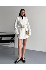 3 KEMERLİ TASARIM CEKET