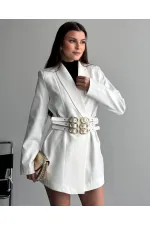 3 KEMERLİ TASARIM CEKET