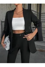 Bağcık Detaylı Tasarım Ceket