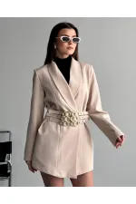 3 KEMERLİ TASARIM CEKET