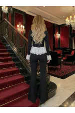 DANTEL DETAYLI İKİLİ TAKIM