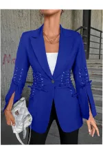 Bağcık Detaylı Tasarım Ceket